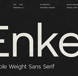 ENKEL Variable Sans Serif