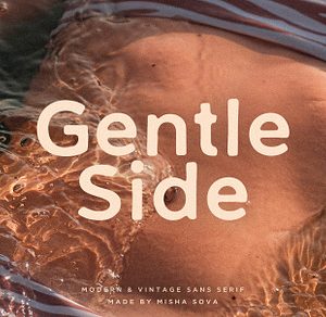 Gentle Side - modern & vintage sans