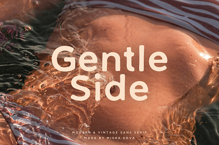 Gentle Side - modern & vintage sans