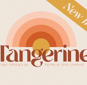 Tangerine - Retro Font