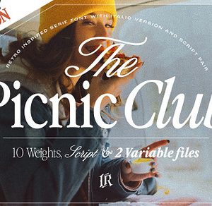The Picnic Club 11 Fonts