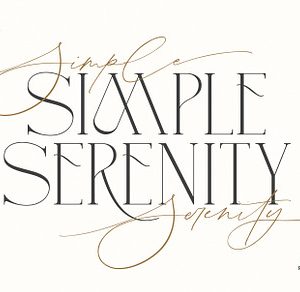 Simple Serenity Serif & Script